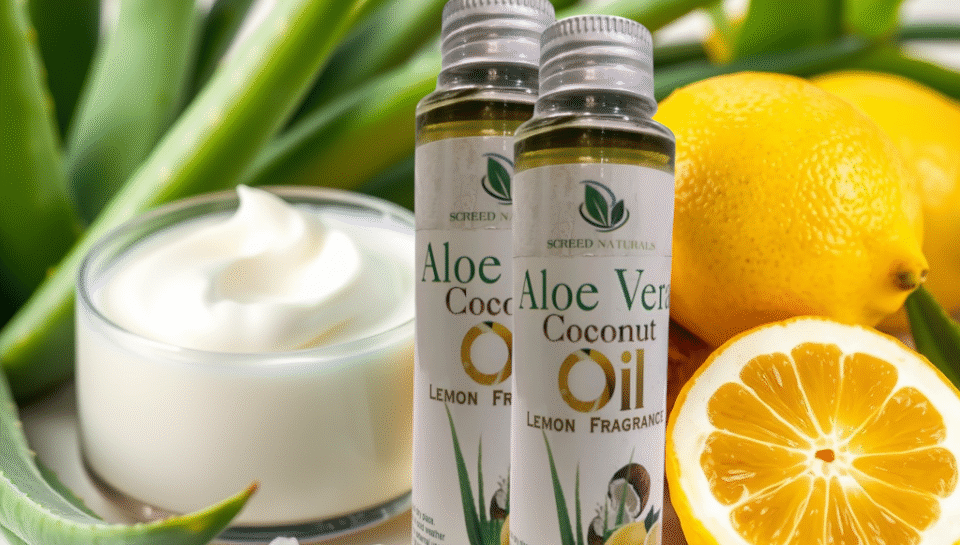 an-image-with-aloe-vera-oil-and-coconut-oil-edited
