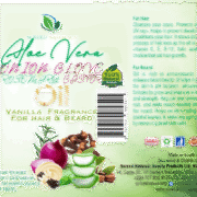 Aloe Vera 5_061034 Aloe Vera oil and Onion clove, Rosemary, Castor oil. Vanilla fragrance for Hair and Beard